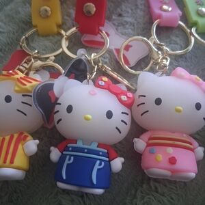Hello Kitty Keychains Set